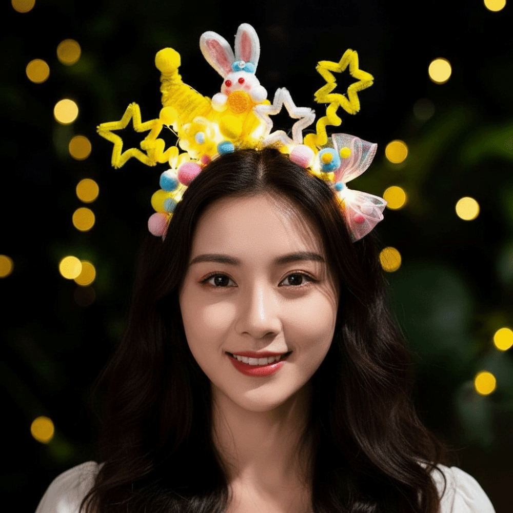 Handmade Bunny Headband Lumino - đánh giá và giá Easy Cosplay Prop
