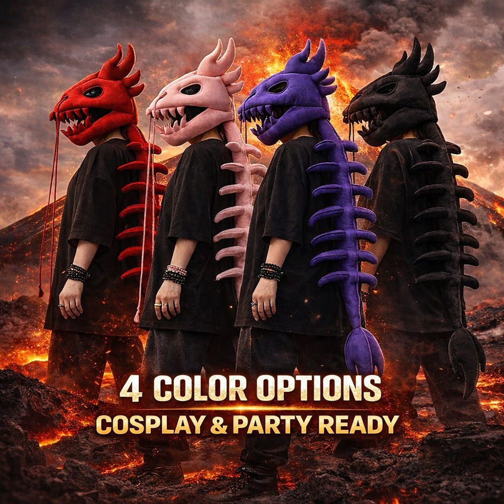 Dinosaur Skeleton Plush Headge - đánh giá và giá Easy Cosplay Prop
