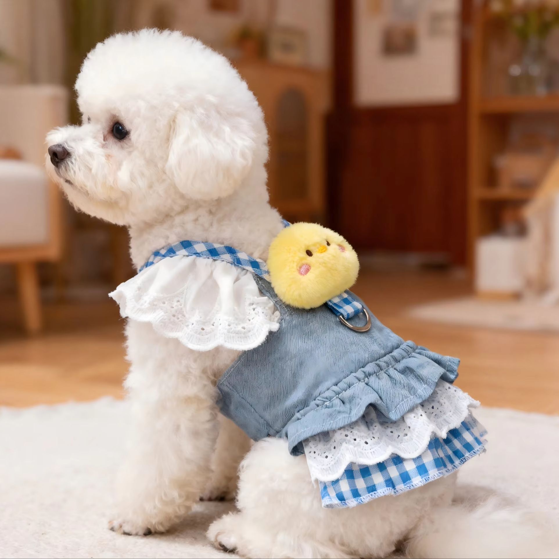 Sweet Pet Strap Dress Faux Den - đánh giá và giá D Ring Strap