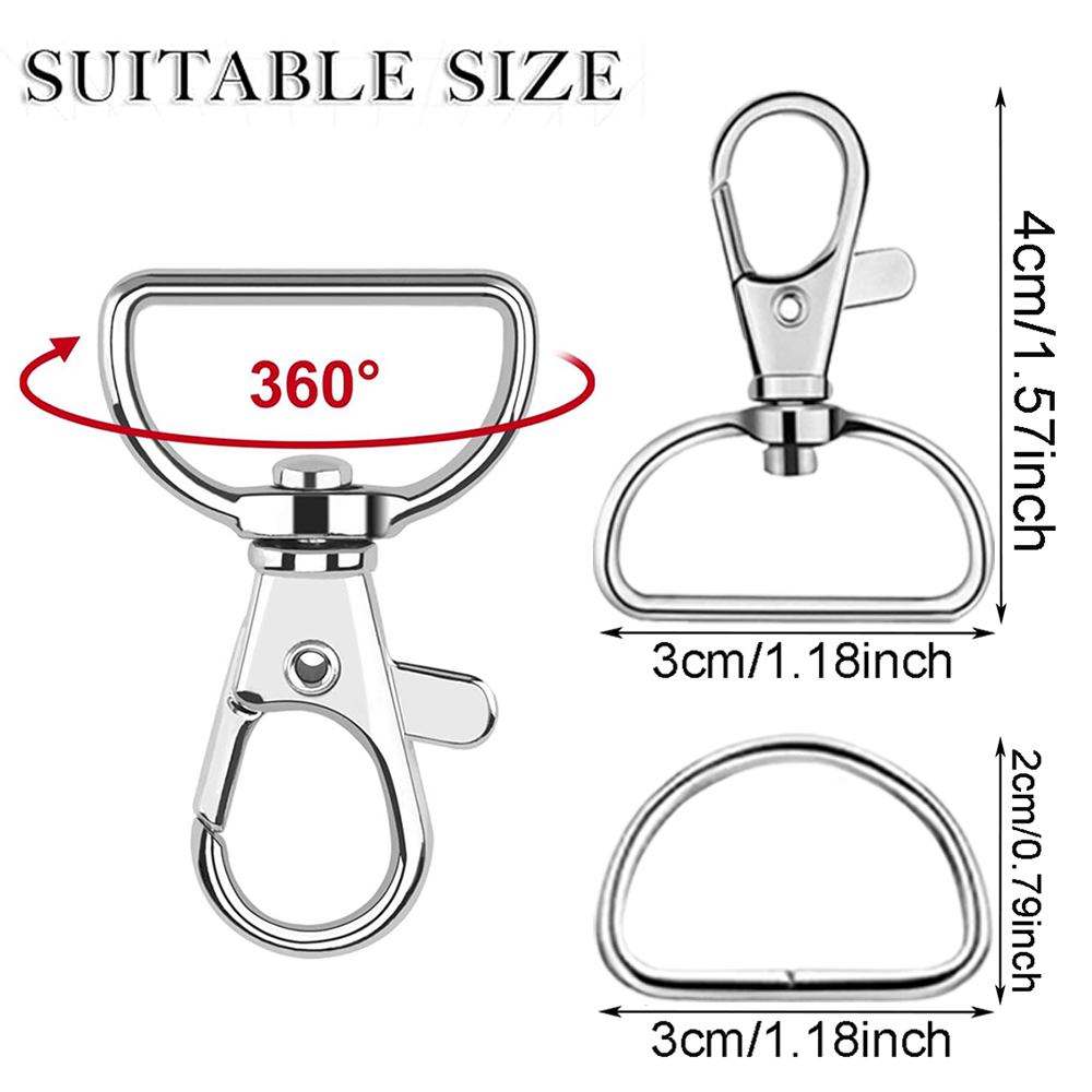8/15/30 Set Snap Hooks Lanyard - đánh giá và giá D Ring Strap