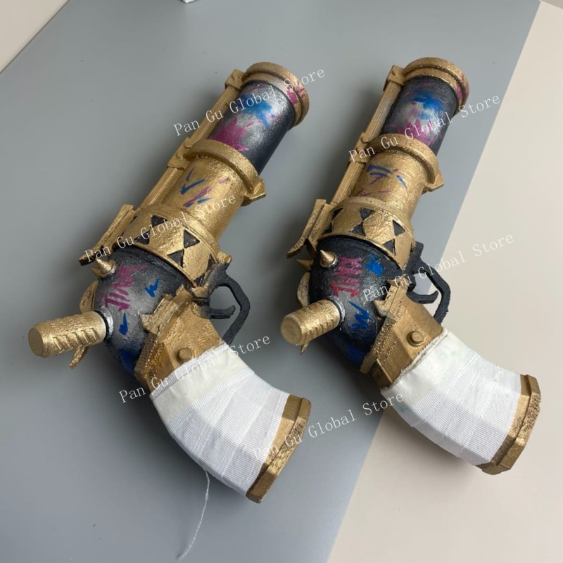 28cm/11.02in Jinx Pistol Custo - đánh giá và giá Cosplay Prop Display