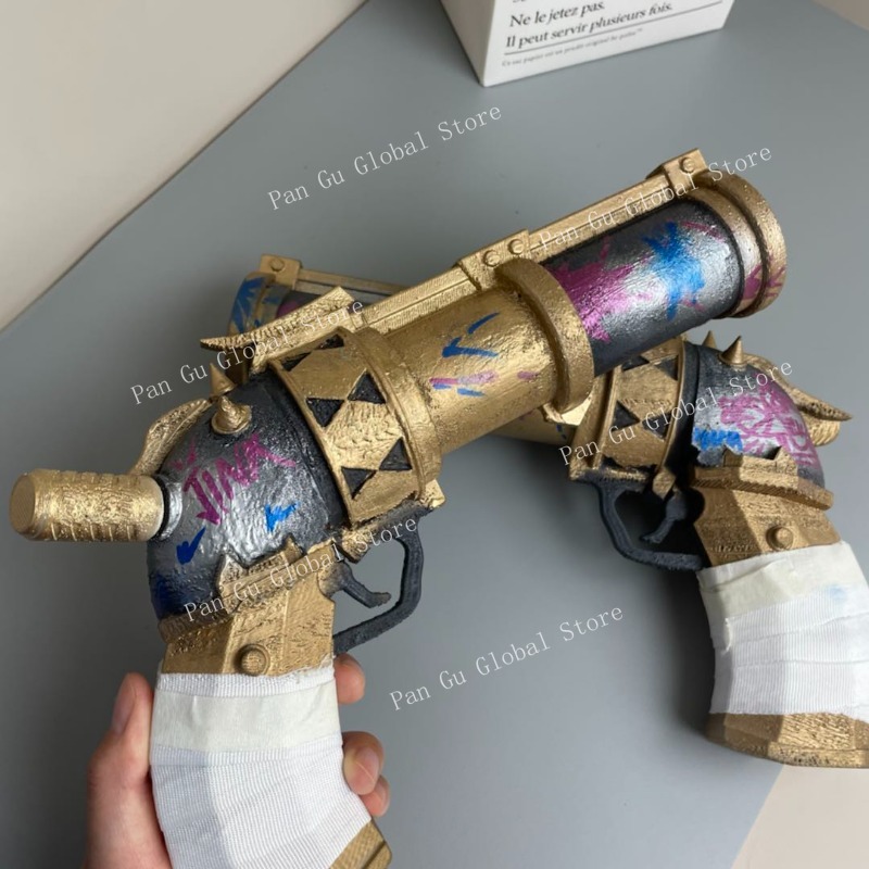 28cm/11.02in Jinx Pistol Custo - đánh giá và giá Cosplay Prop Display