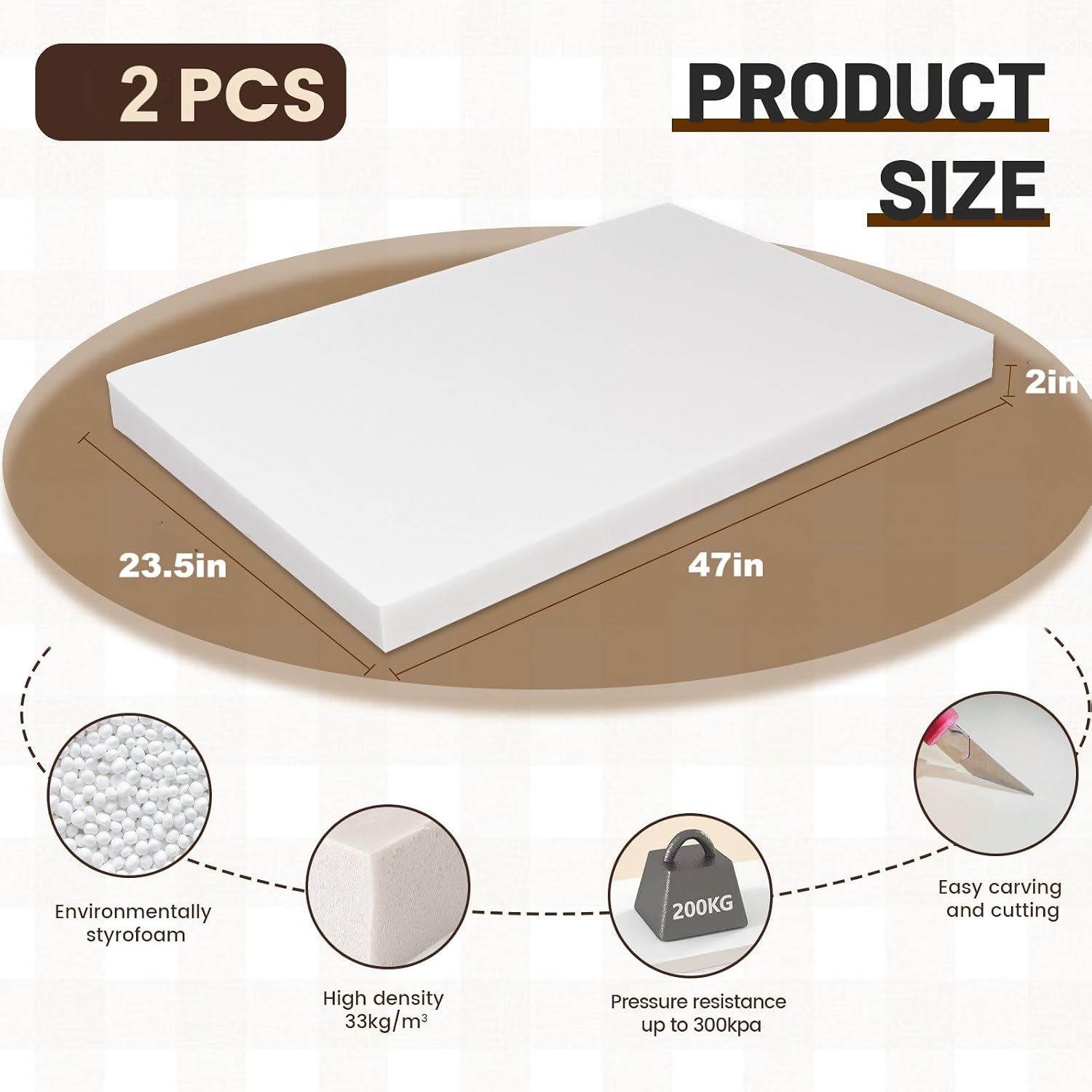 High Density XPS Large Foam Bo - đánh giá và giá Easy Cosplay Prop