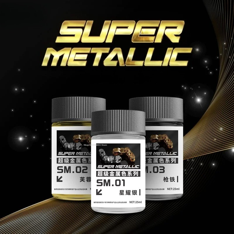 SM01-SM18 Super Metallic Color - đánh giá và giá Metallic Spray Paint