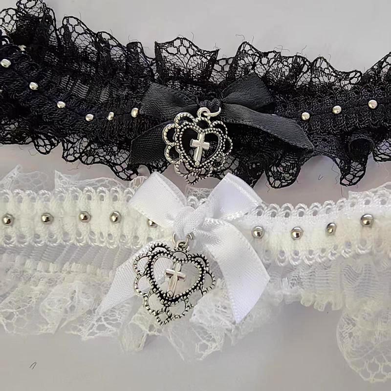 Goth Black Lace Choker with Bo - đánh giá và giá Magnetic Clasp Cosplay